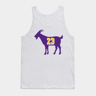 Los Angeles GOAT - number 23 - Purple Tank Top